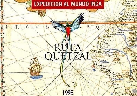 Portada de Ruta Quetzal 1995, Expedición al Mundo Inca